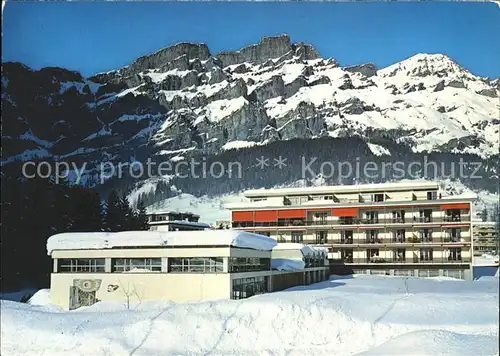 Leukerbad Laehmungsinstitut Kat. Loeche les Bains