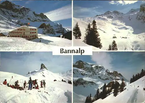 Nidwalden Unterwalden Kanton Bannalp Berghaus Urnerstaffel Panorama Kat. Stans