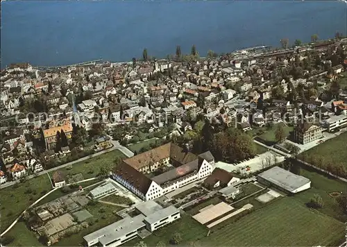 Rorschach Bodensee Lehrerseminar Mariaberg Fliegeraufnahme Kat. Rorschach