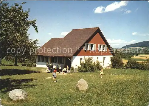 Seengen AG Ref Heimstaette auf dem Ruegel Jugendhaus Kat. Seengen