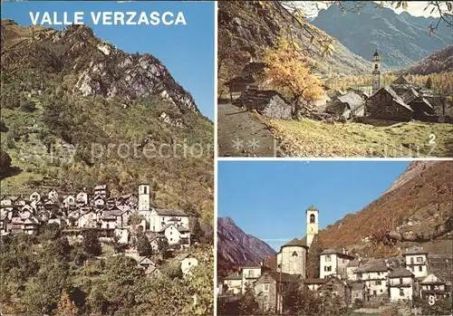 Valle Verzasca Corippo Sonogno Lavertezzo Kat. Locarno
