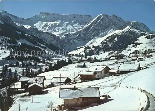 Ausserschwand Adelboden mit Wildstrubel und Fitzer