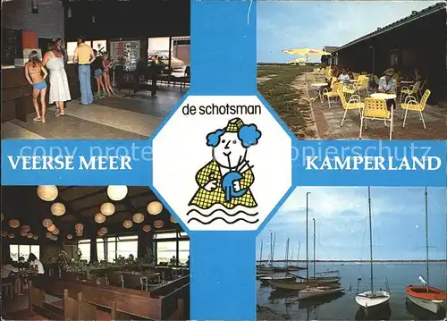 Kamperland Recreatiecentrum De Schotsman Terrasse Hafen Kat. Kamperland