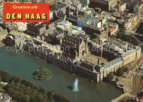 Den Haag Regierungsgebouwen Regierungsgebaeude Fliegeraufnahme Kat. s Gravenhage