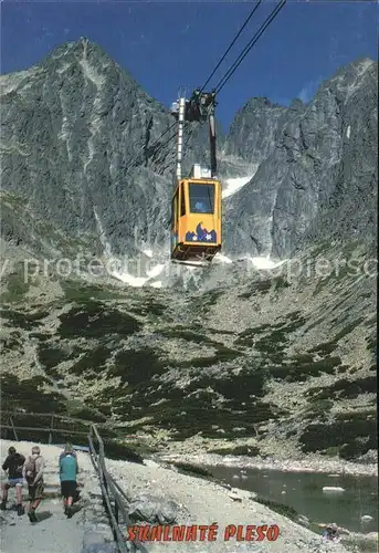 Tatranska Lomnica Skalnate Pleso Vysoke Tatry Seilbahn Hohe Tatra Kat. Tschechische Republik