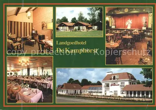 Voorthuizen Landgoedhotel De Kamphorst Restaurant Kat. Barneveld