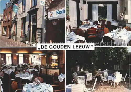 Montfoort Restaurant De Gouden Leeuw Terrasse Kat. Montfoort