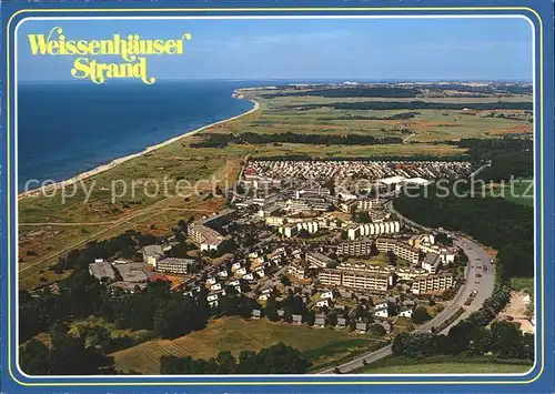 Weissenhaeuser Strand Ostseebad Fliegeraufnahme Kat. Wangels