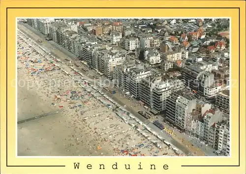 Wenduine Fliegeraufnahme Zeedijk Strand Kat. 