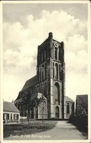 Brielle Niederlande St. Cath. Kerk met Toren