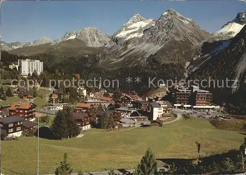 Inner Arosa mit Furkahoerner / Innerarosa /Bz. Plessur