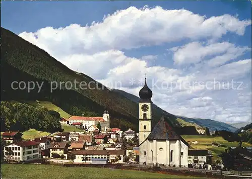 Disentis GR Ortsansicht mit Kirche Kat. Disentis