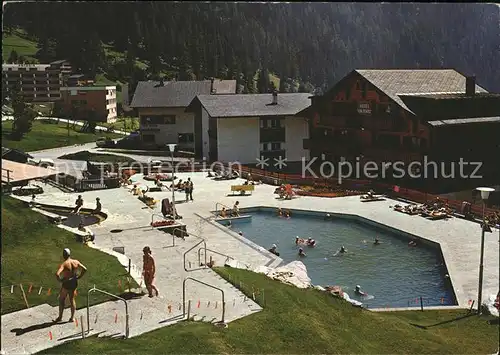 Leukerbad Gehbad und Fussbad Kat. Loeche les Bains