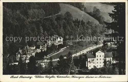 Bad Reinerz Niederschlesien Villen Idylle Gorneliz Koenigin Luise Fortuna Kat. 