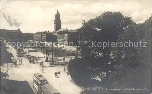 Goeteborg Brunnsparken Stora Hamnkanalen Kat. 