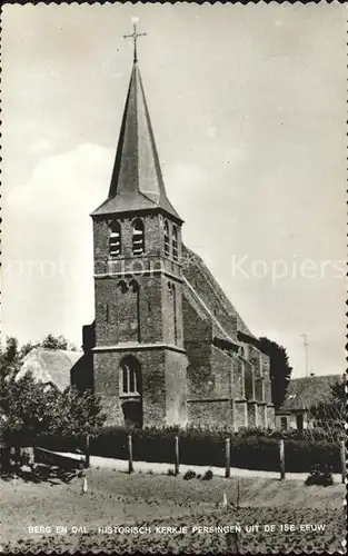 Berg en Dal Historisch Kerkje Persingen  Kat. Niederlande