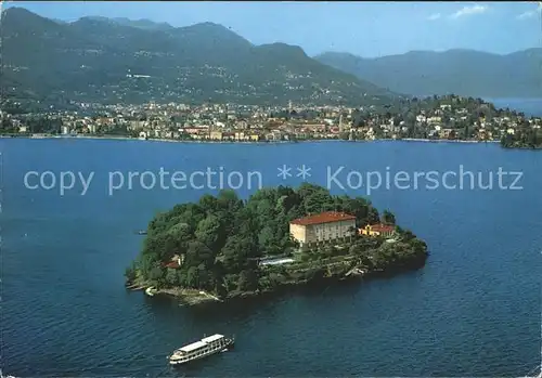 Isola Madre Lago Maggiore veduta aerea Kat. Italien