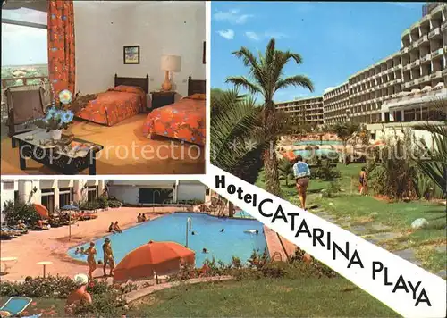 Playa del Ingles Gran Canaria Hotel Catarina Playa Doppelzimmer Swimming Pool Kat. San Bartolome de Tirajana