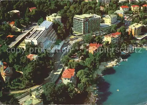 Opatija Istrien Hotel Adriatic Fliegeraufnahme Kat. 