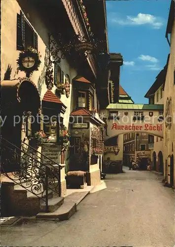 Kufstein Tirol Weinhaus Auracher Loechl Batzenhaeusl Roemerhofgasse Kat. Kufstein