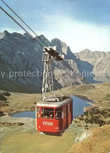 Engelberg OW Titlisbahn Bergbahn Truebsee Sommer und Winterkurort Kat. Engelberg