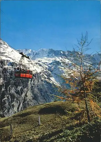 Muerren BE Schilthornbahn Bergbahn Berner Alpen Kat. Muerren