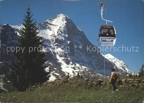 Grindelwald Gondelbahn Bergbahn First Eiger Berner Alpen Bergwandern Kat. Grindelwald