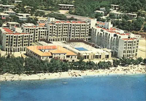 Tucepi Hotel Alga Strand Fliegeraufnahme Kat. Kroatien