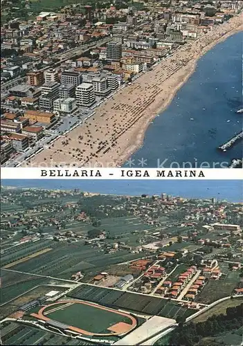 Bellaria Igea Marina Rivieria Adriatica Fliegeraufnahme