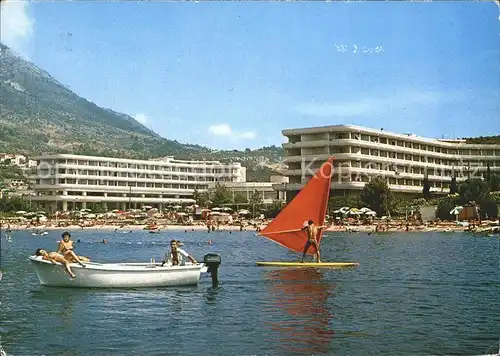 Cavtat Dalmatien Hotel Albatros Strand Wassersport Kat. Kroatien