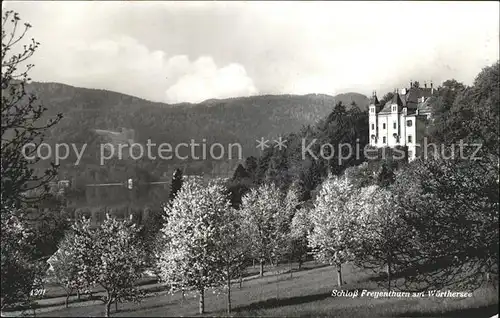 Woerthersee Schloss Freyenthurm Kat. Oesterreich