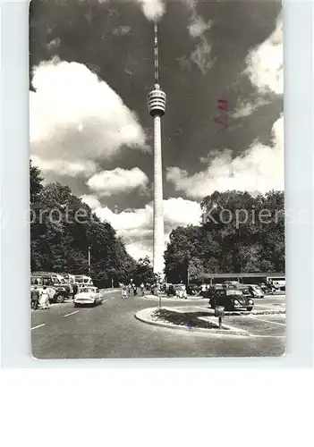 Stuttgart Fernsehturm Autos Kat. Stuttgart