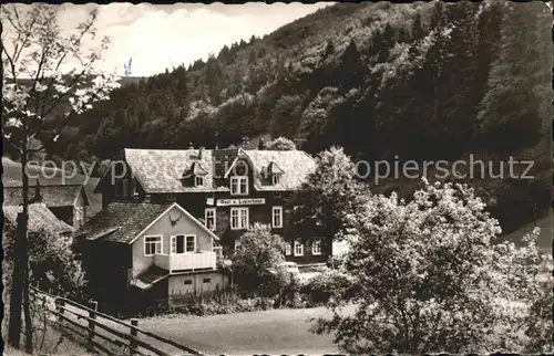 Frauenwald Thueringen Gasthaus Logierhaus Gabel Kat. Frauenwald