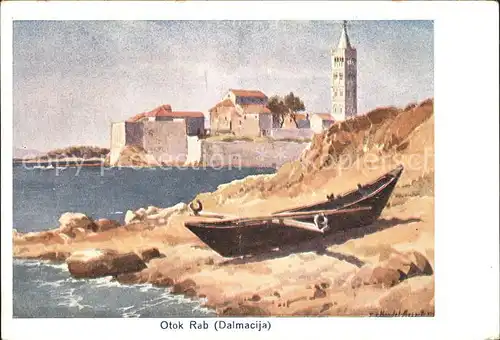 Otok Rab Kuenstlerkarte