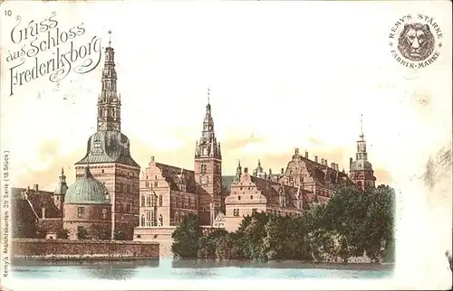 Frederiksborg Schloss Remys St?rke Fabrik Marke Werbung Kat. Frederiksberg