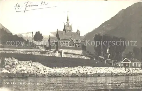 Balholmen Norwegen Kirche Kat. 