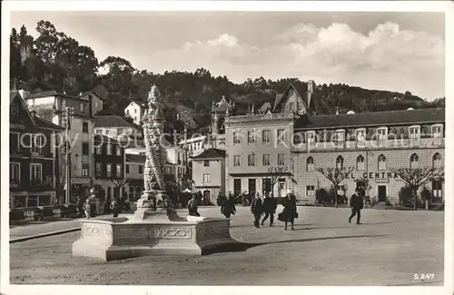 Lisboa Cintra Praca de castello Brunnen Kat. Portugal