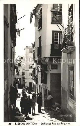 Lisboa Antiga Alfama Rua da Regueira Kat. Portugal