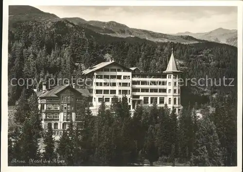 Arosa GR Hotel des Alpes Kat. Arosa
