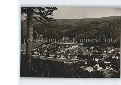 Herrenalb Loeffenau Schwarzwald Panorama Kat. March