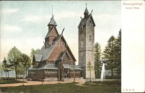 Riesengebirge Kirche Wang Kat. Tschechische Republik