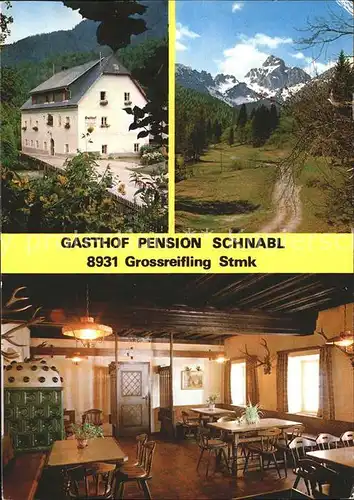 Grossreifling Steiermark Gasthaus Pension Schnabl / Landl /Liezen