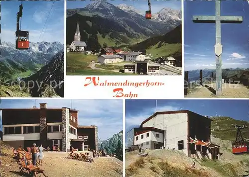 Mittelberg Kleinwalsertal Walmendingerhorn Seilbahn Kat. Oesterreich