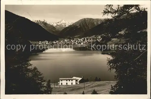 Davosersee Panorama Kat. Davos