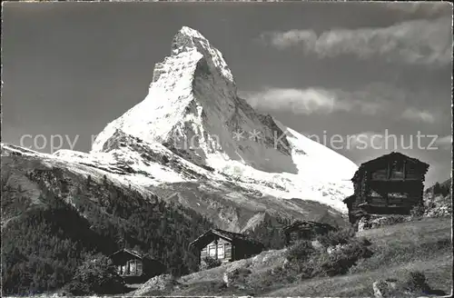 Zermatt VS Winkelmatten mit Matterhorn Kat. Zermatt