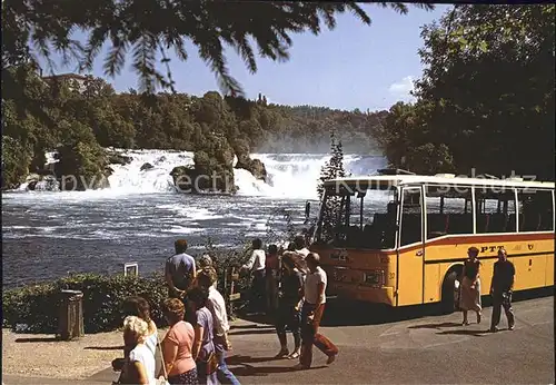 Neuhausen Rheinfall Touristen Bus