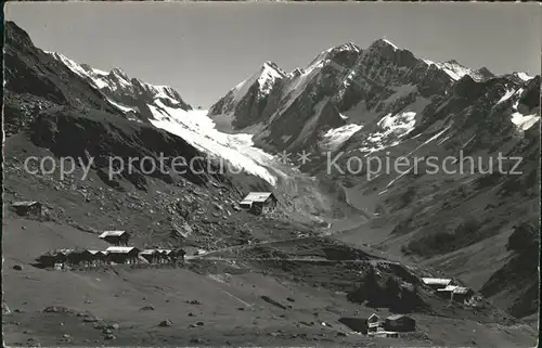 Loetschental Lauchernalp Loetschenluecke Sattel und Schinhorn Kat. Kippel