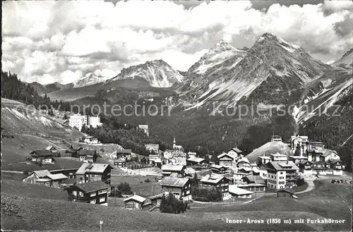 Inner Arosa mit Furkahoerner / Innerarosa /Bz. Plessur