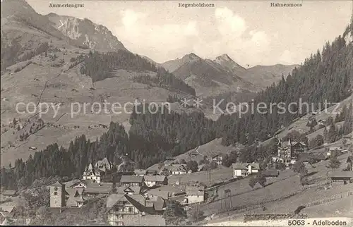 Adelboden Teilansicht Kat. Adelboden