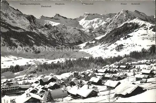 Adelboden mit Alpenpanorama Kat. Adelboden